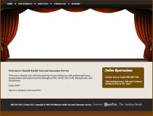 Tablet Screenshot of manishtaxiandlimo.com